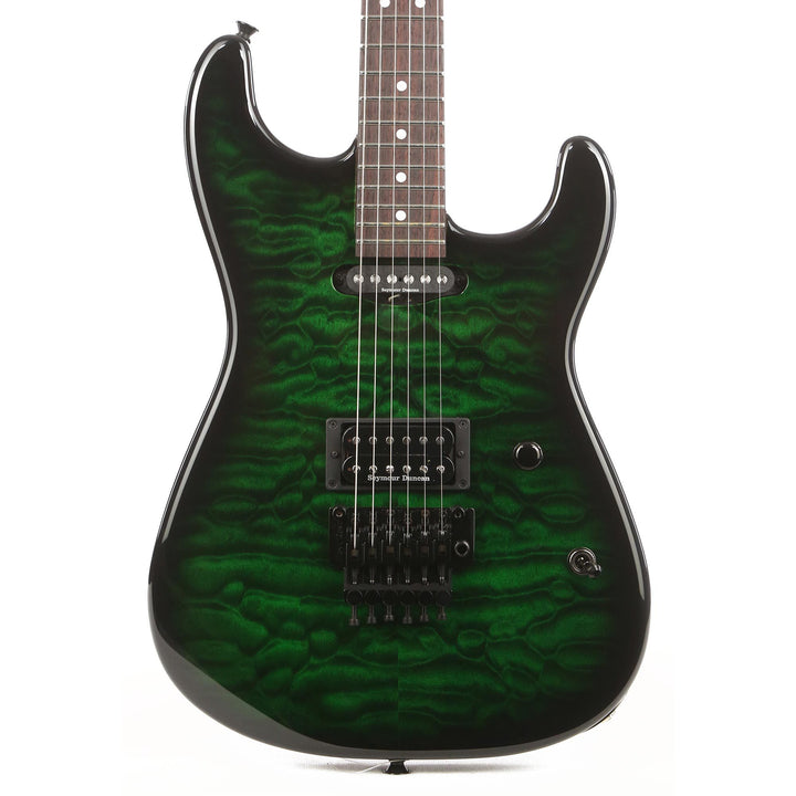 Charvel Custom Shop San Dimas HS Quilt Top Trans Green Burst