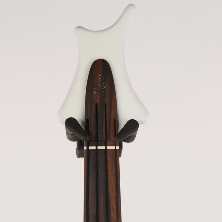 Ritter Instruments R8-Concept Singlecut Fretless Bass Frosted Carrara White 2018 NAMM Display