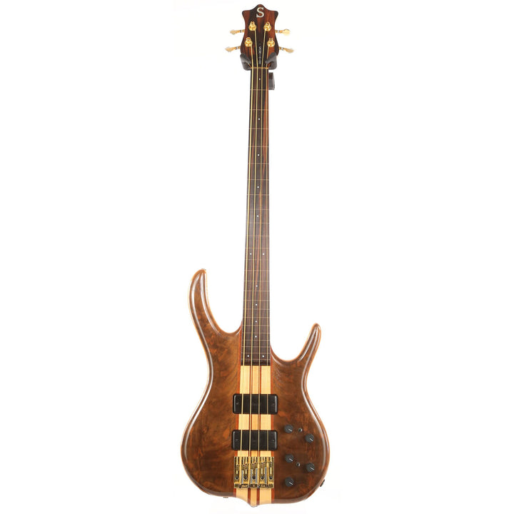 Ken Smith BSR-4EG Flame Walnut Fretless Bass