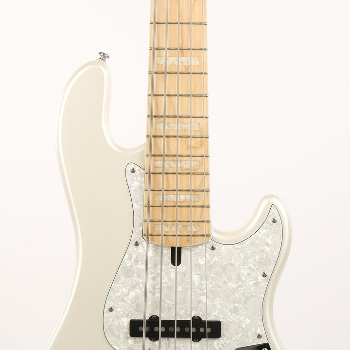Lakland Skyline Darryl Jones DJ-5 Signature Bass White Pearl