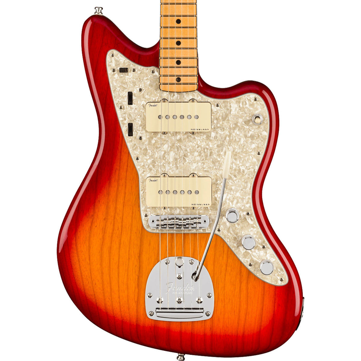 Fender American Ultra Jazzmaster Plasma Red Burst — 1