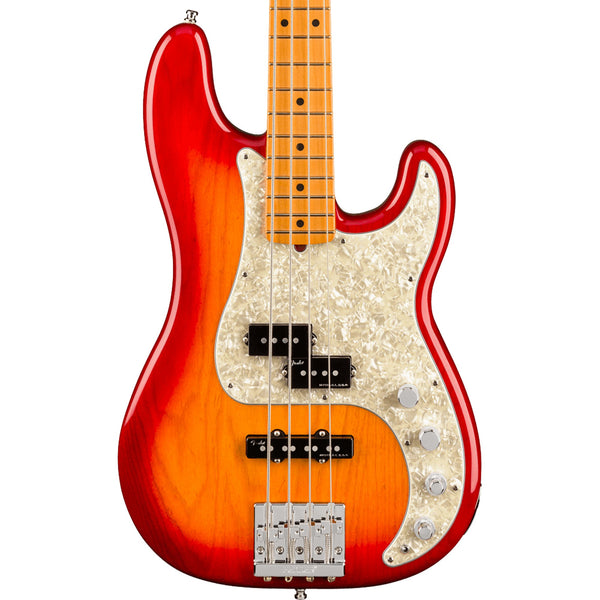 Fender American Ultra Precision Bass Plasma Red Burst