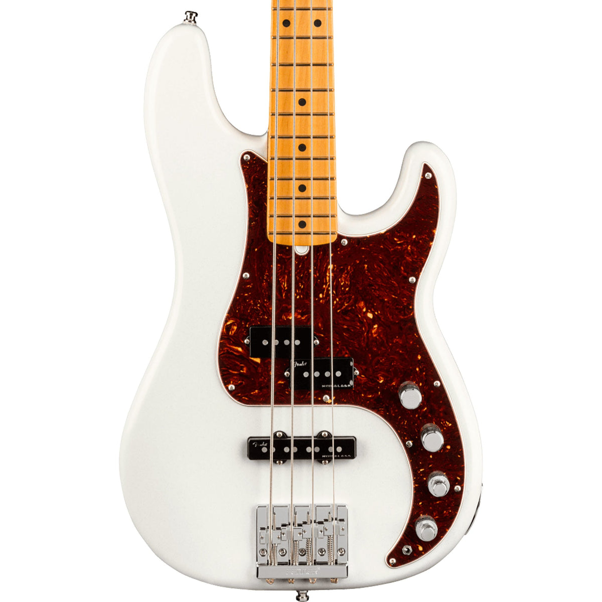 Fender American Ultra Precision Bass Arctic Pearl — 1