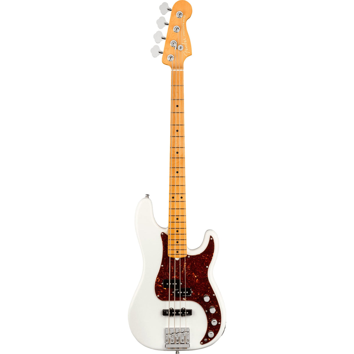 Fender American Ultra Precision Bass Arctic Pearl — 2