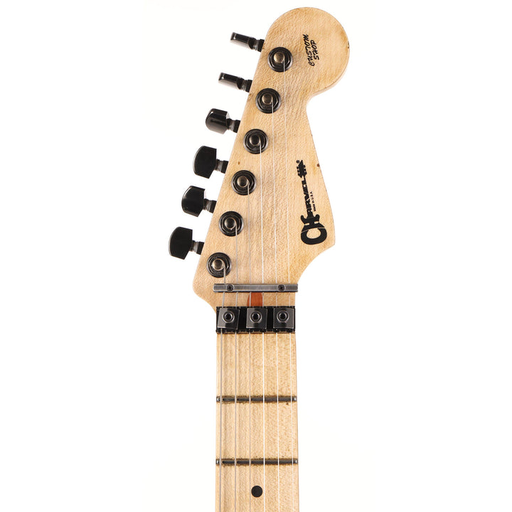 Charvel Custom Shop So Cal HSH Masterbuilt Nitro Aged Slime Green DeMartini Neck