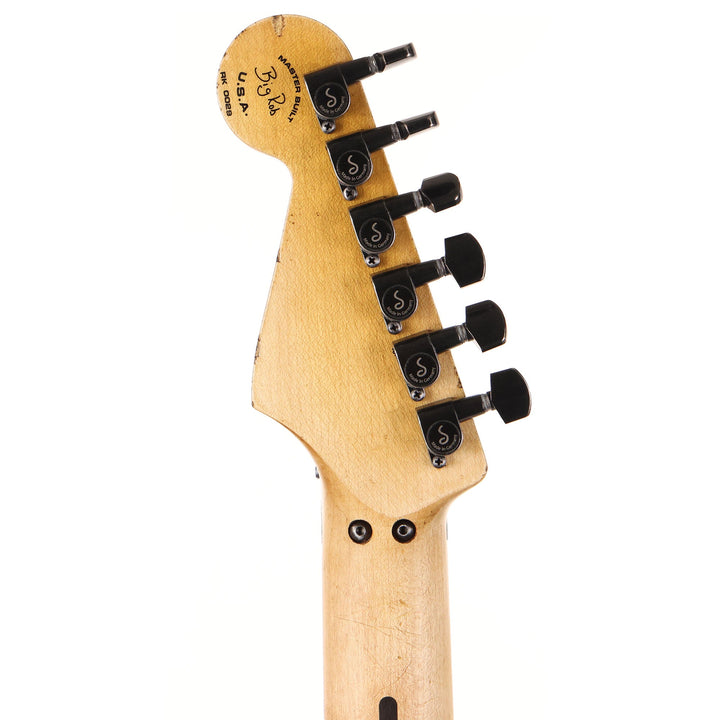 Charvel Custom Shop So Cal HSH Masterbuilt Nitro Aged Slime Green DeMartini Neck