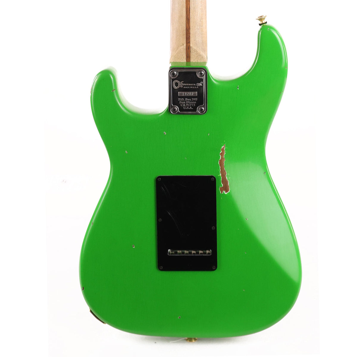 Charvel Custom Shop So Cal HSH Nitro Aged Slime Green — 7