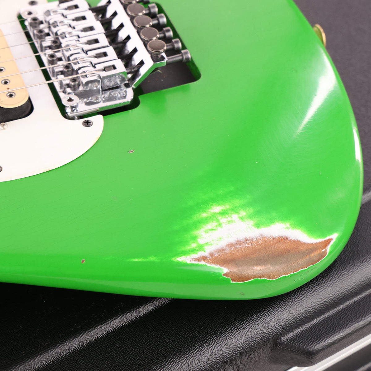 Charvel Custom Shop So Cal HSH Nitro Aged Slime Green — 8