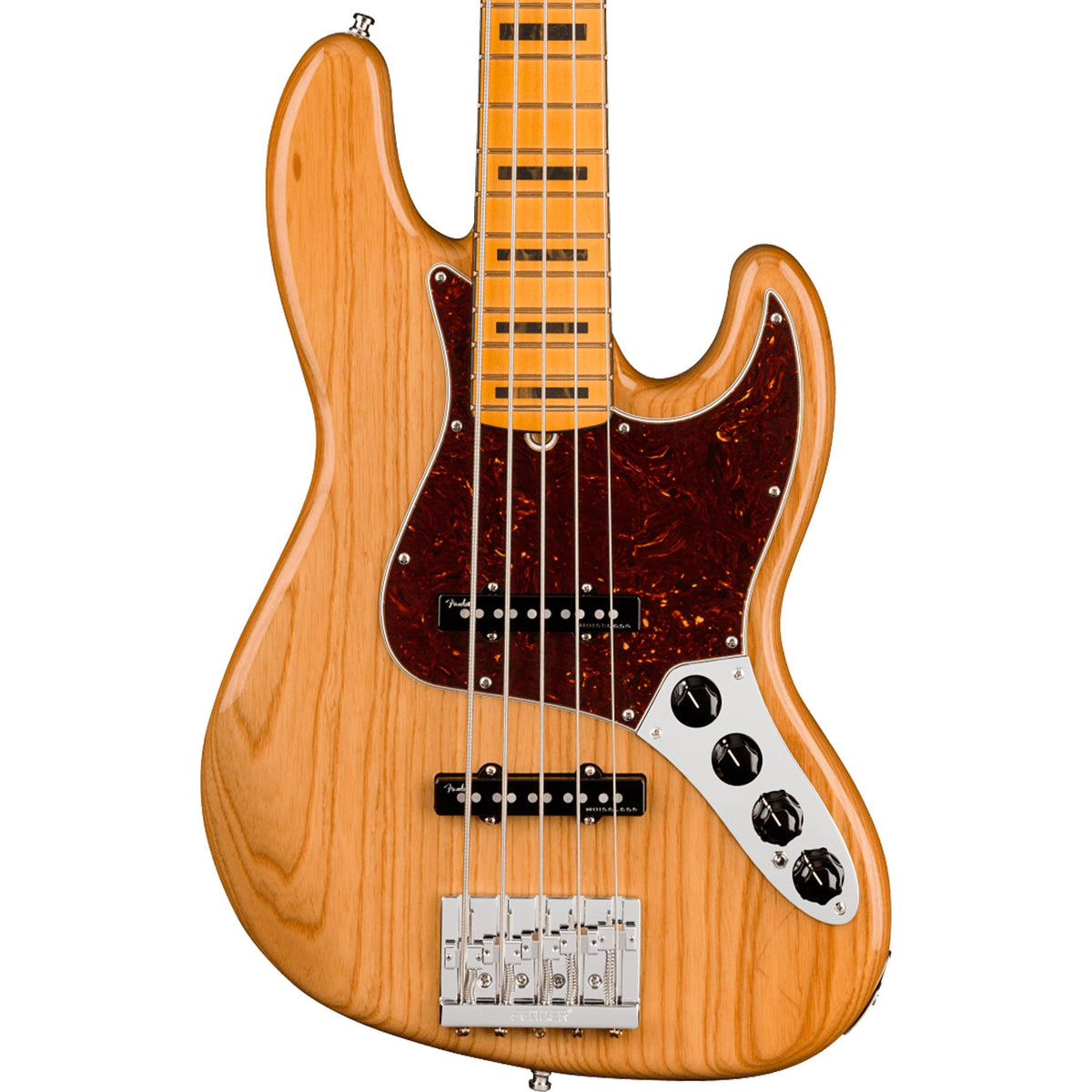 Fender American Ultra Jazz Bass V 5-String Aged Natural — 1