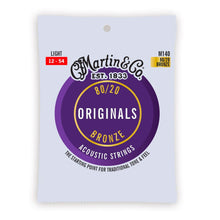 Martin Authentic Acoustic M140 80/20 Bronze Acoustic Guitar Strings Light 12-54
