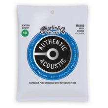 Martin MA180 Authentic Acoustic Guitar Strings 80/20 Bronze 12-String Extra Light 10-47
