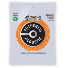 Martin MA500FX Authentic Acoustic Flexible Core Strings 12-String Phosphor Bronze Extra Light 10-54