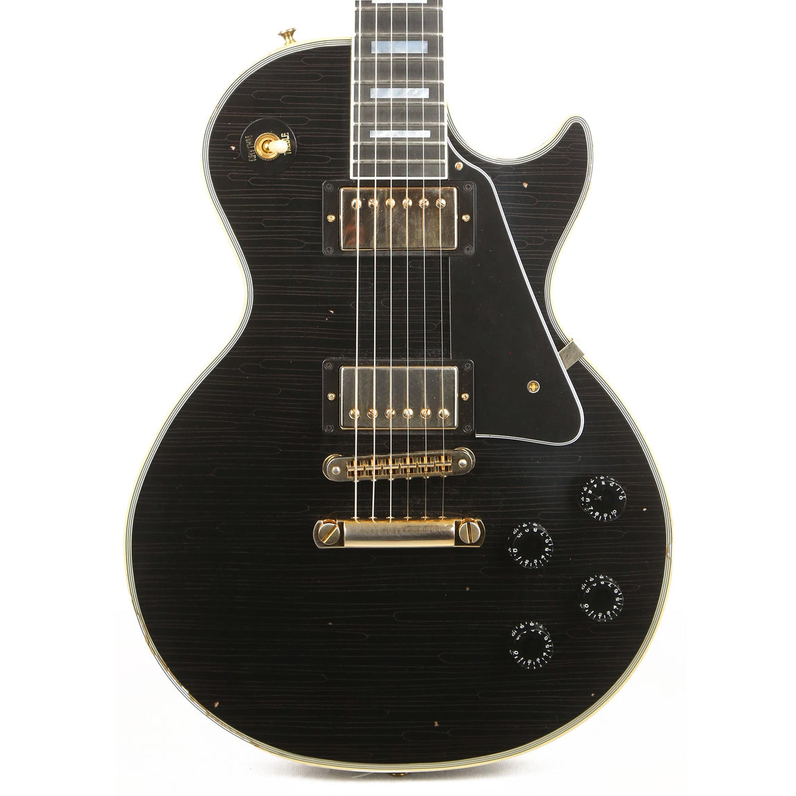 ゆうじGibson Les Paul Custom C/S2016 Gibson Custom Shop Les Paul Custom Aged Ebony 2016 | The Music Zoo