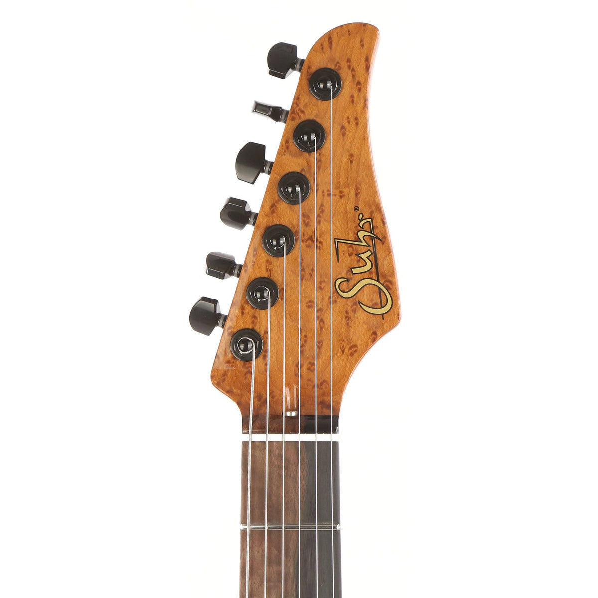 Suhr Custom Modern Waterfall Burl Bengal Burst — 4