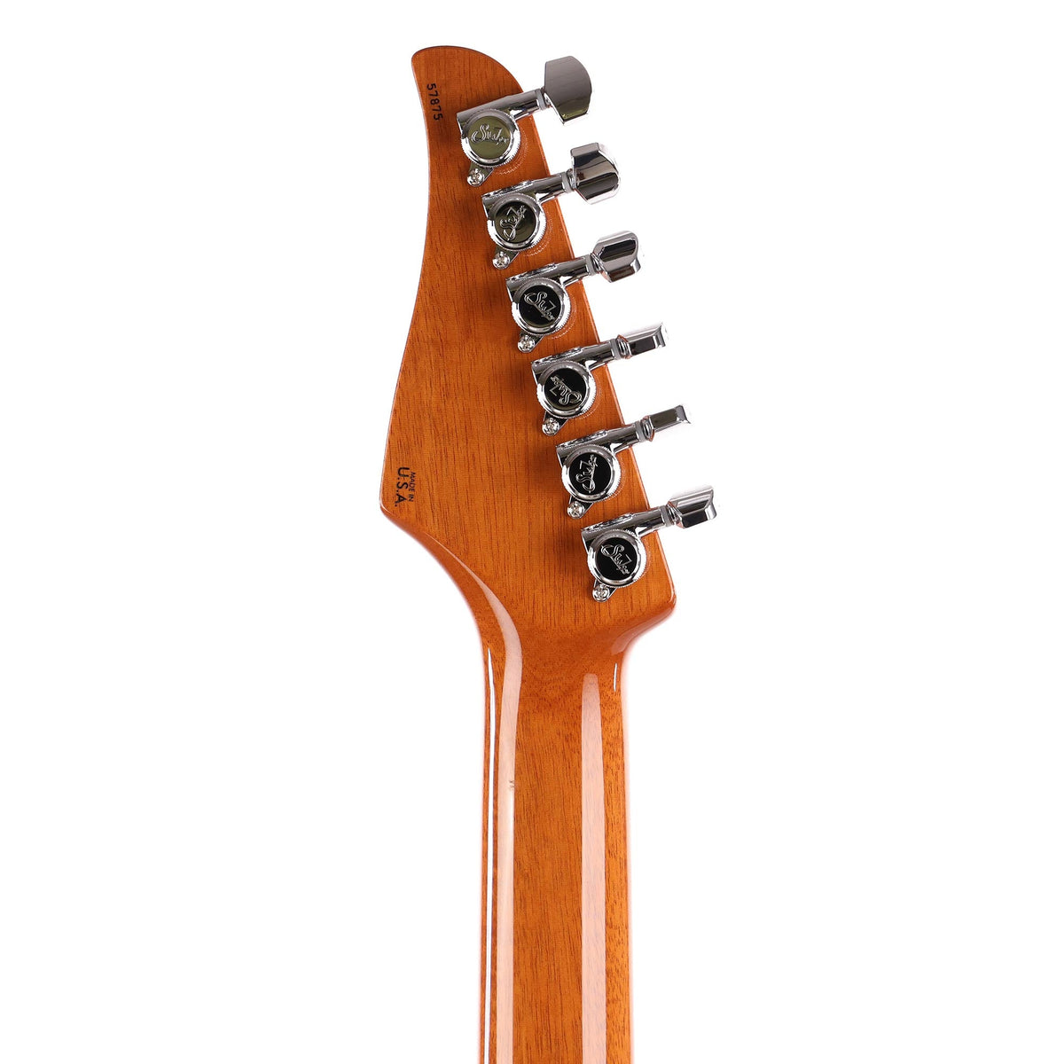 Suhr Modern Set-Neck 1-Piece Flame Top Natural  Used — 5