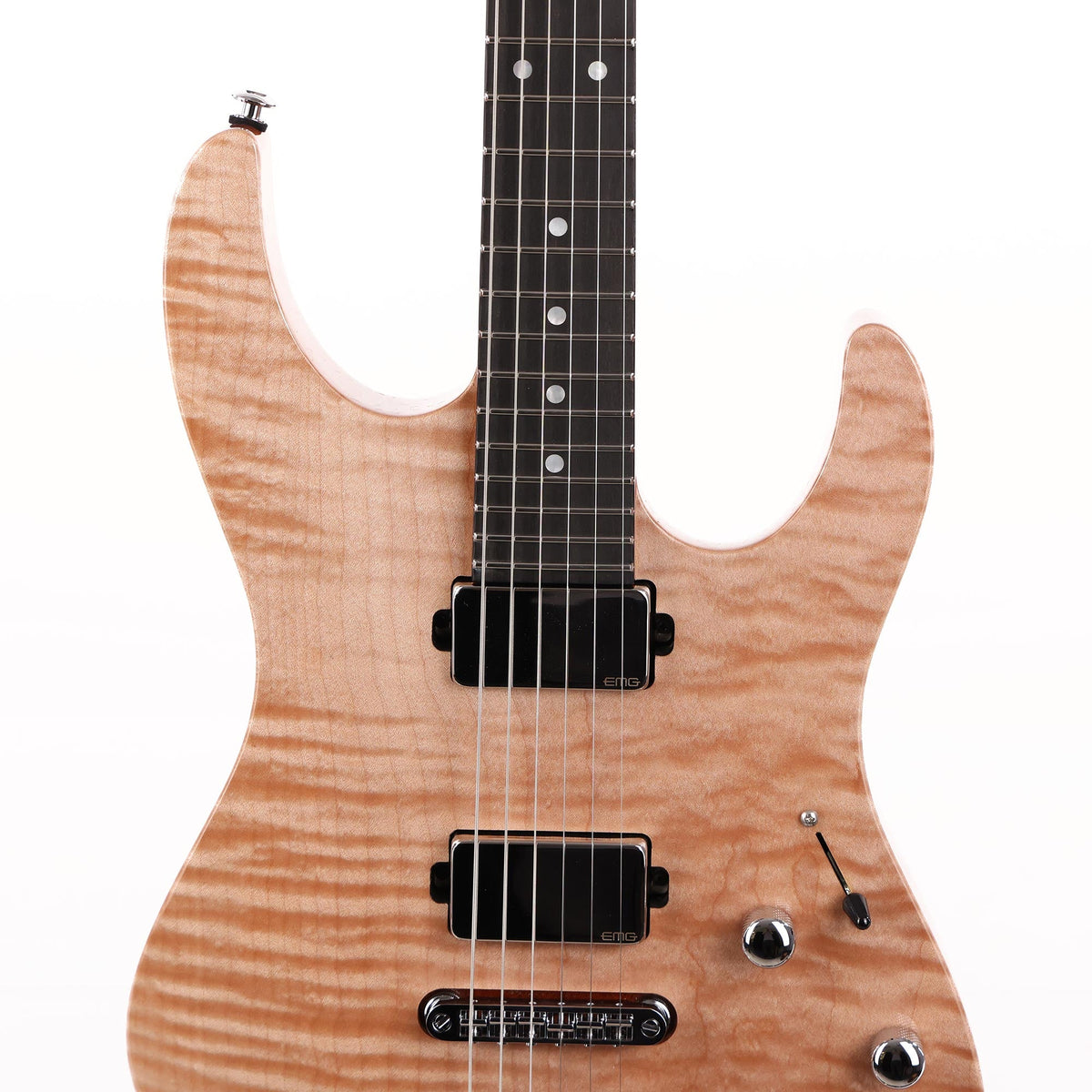 Suhr Modern Set-Neck 1-Piece Flame Top Natural  Used — 6