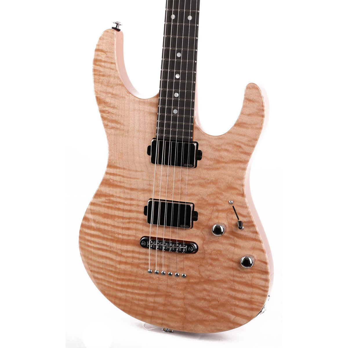 Suhr Modern Set-Neck 1-Piece Flame Top Natural  Used — 7