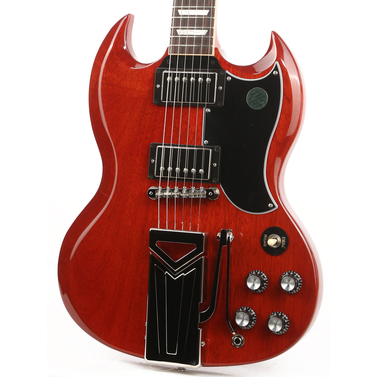 Gibson SG Standard '61 Sideways Vibrola Vintage Cherry — 5