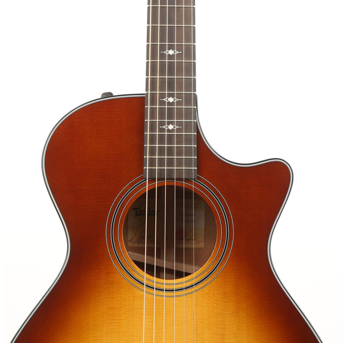 Taylor 312ce-SB LTD Grand Concert Acoustic-Electric Sunburst — 7