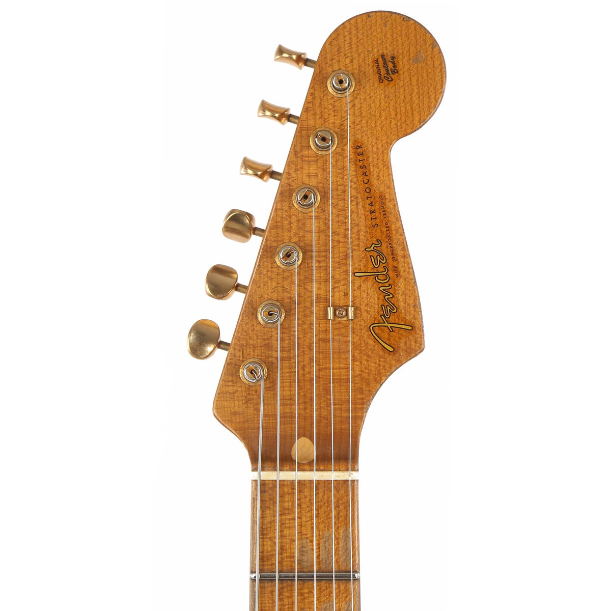 Fender Custom Shop 1957 Stratocaster Roasted Ash Ultimate Relic Vintage Blonde Masterbuilt Carlos Lopez — 4