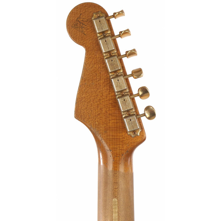 Fender Custom Shop 1957 Stratocaster Roasted Ash Ultimate Relic Vintage Blonde Masterbuilt Carlos Lopez