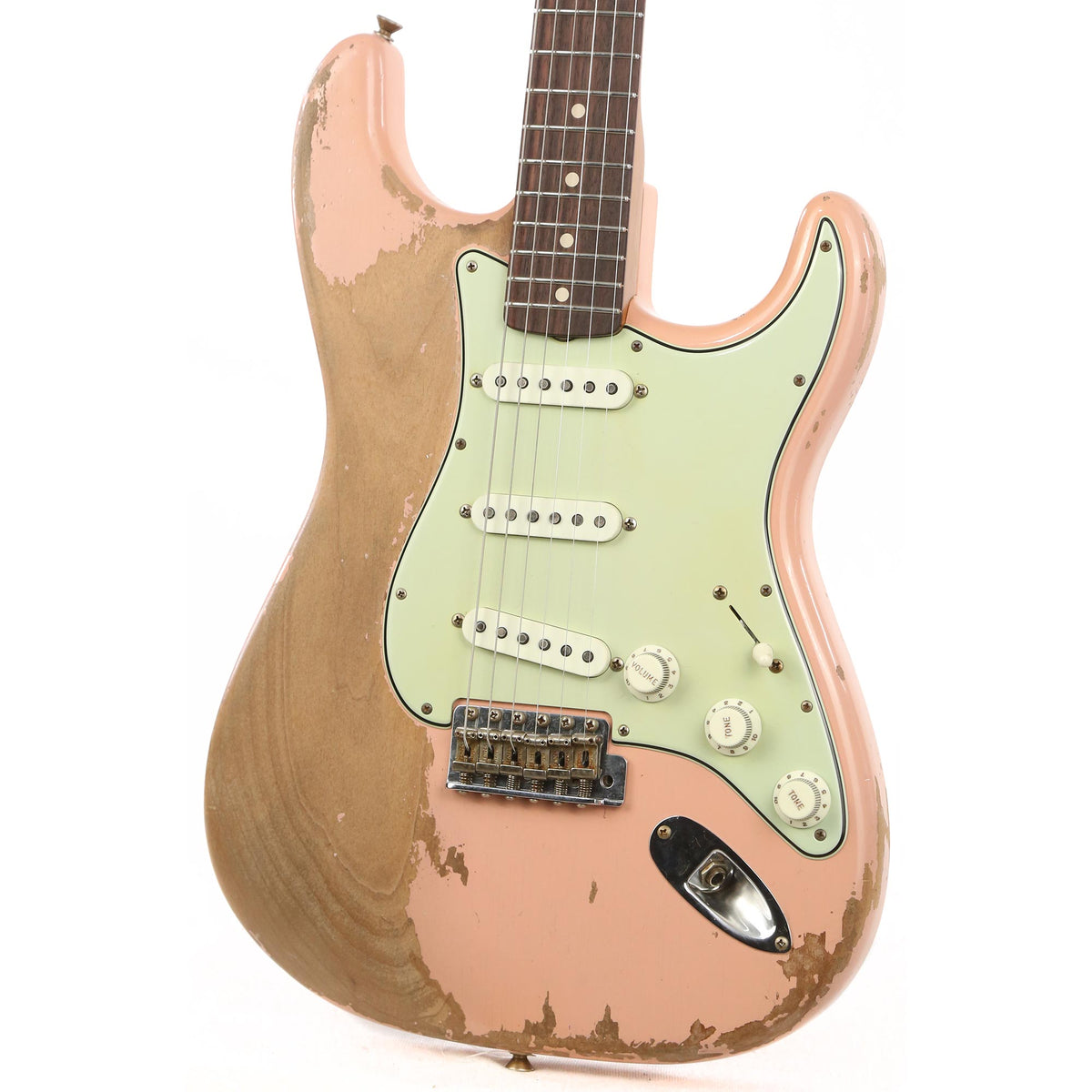 Fender Custom Shop 1962 Stratocaster Ultimate Relic Shell Pink Masterbuilt Carlos Lopez — 6