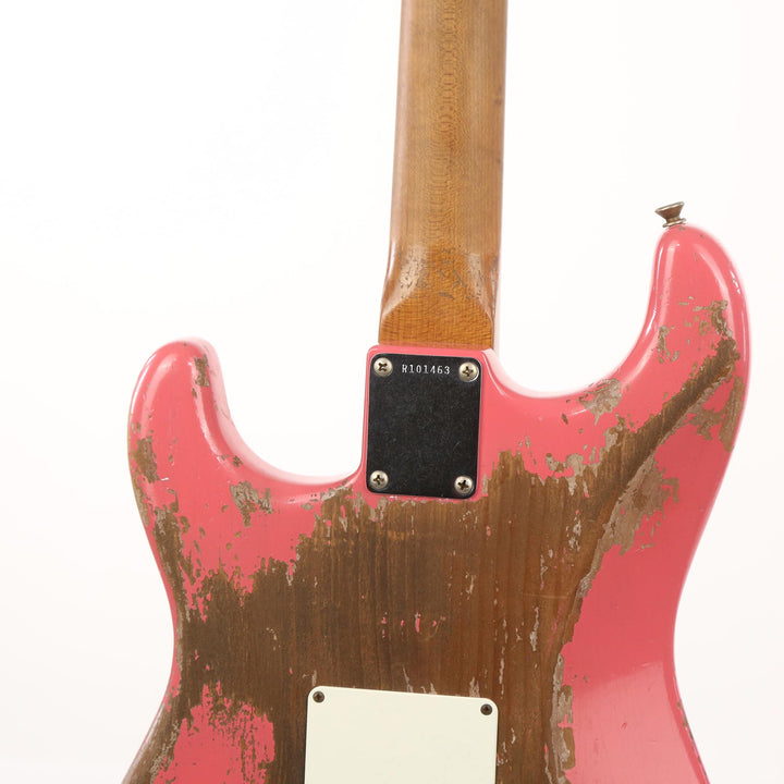 Fender Custom Shop 1962 Stratocaster Roasted Alder Ultimate Relic Faded Coral Pink Masterbuilt Carlos Lopez