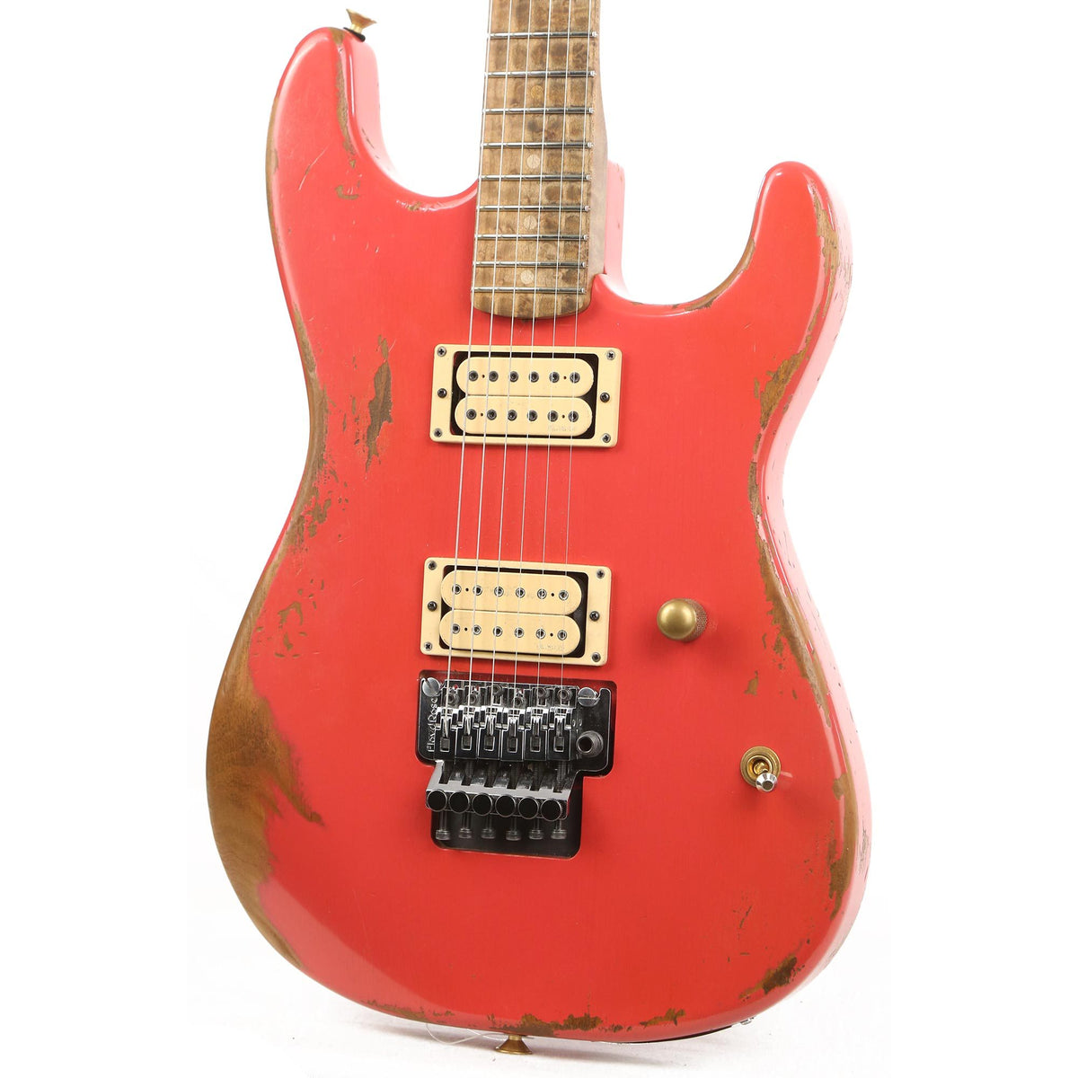 Charvel Custom Shop Nitro Aged San Dimas Roasted Neck Fiesta Red — 6