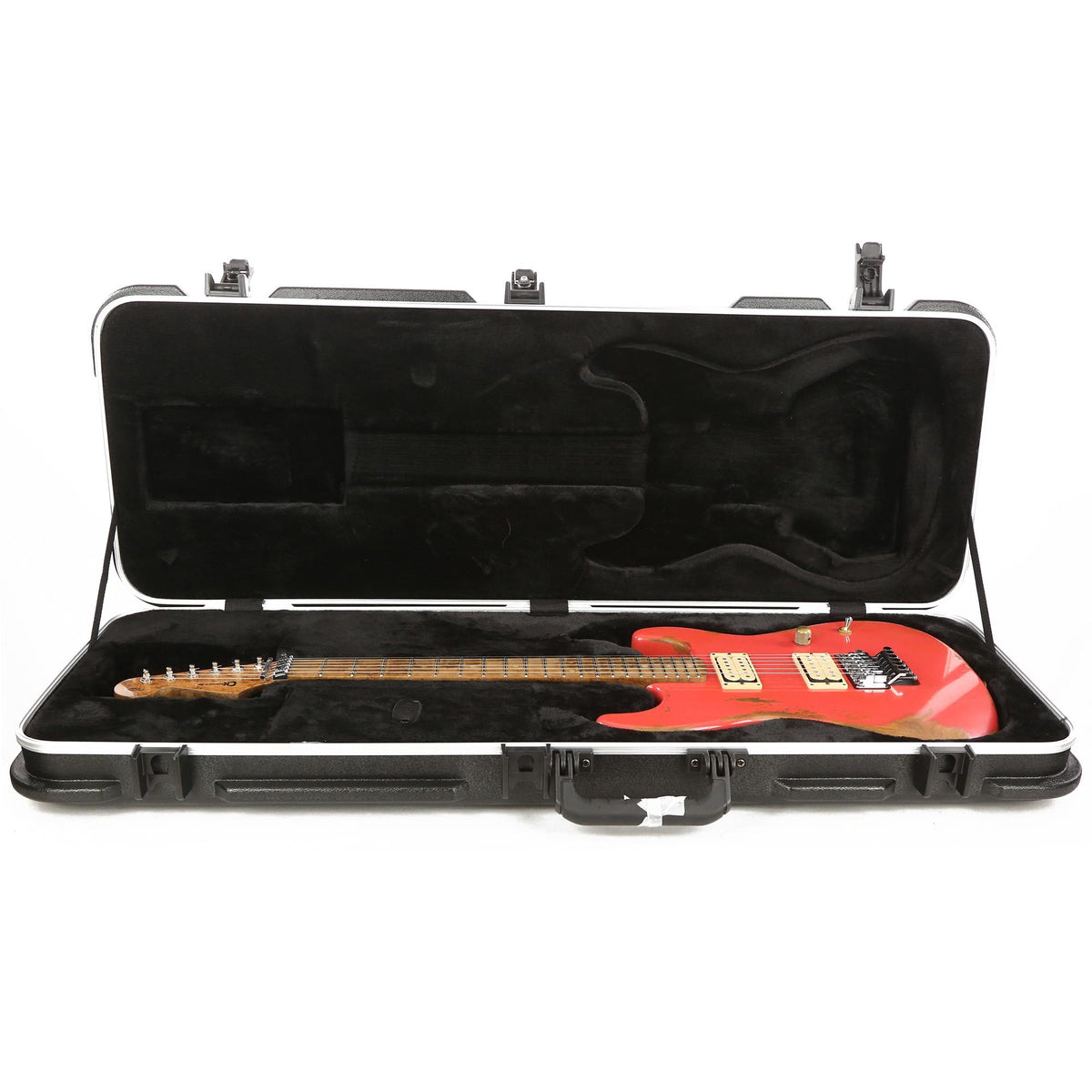 Charvel Custom Shop Nitro Aged San Dimas Roasted Neck Fiesta Red — 9