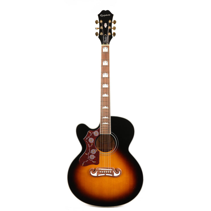 Epiphone EJ-200SCE Left-Handed Acoustic-Electric Vintage Sunburst