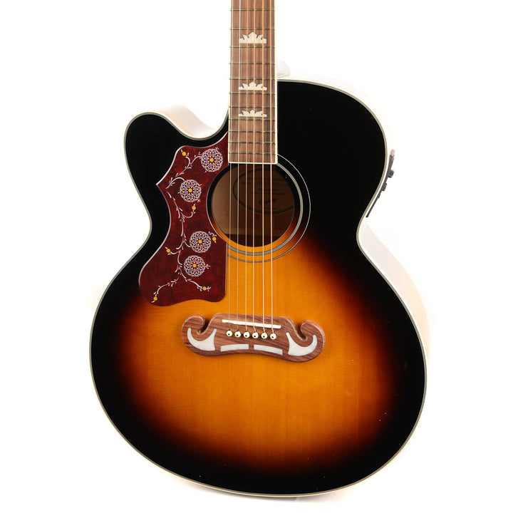 Epiphone EJ-200SCE Left-Handed Acoustic-Electric Vintage Sunburst