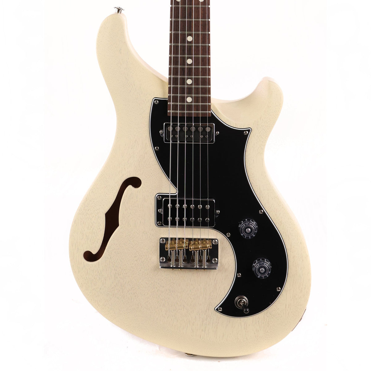 PRS S2 Vela Semi-Hollow Antique White Satin — 1