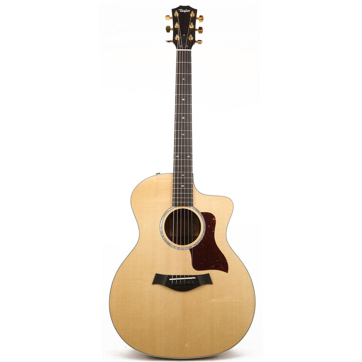 Taylor 214ce-FO DLX Figured Ovangkol Grand Auditorium Acoustic-Electric Natural