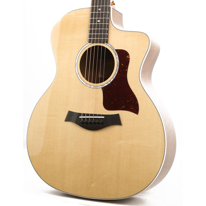 Taylor 214ce-FO DLX Figured Ovangkol Grand Auditorium Acoustic-Electric Natural