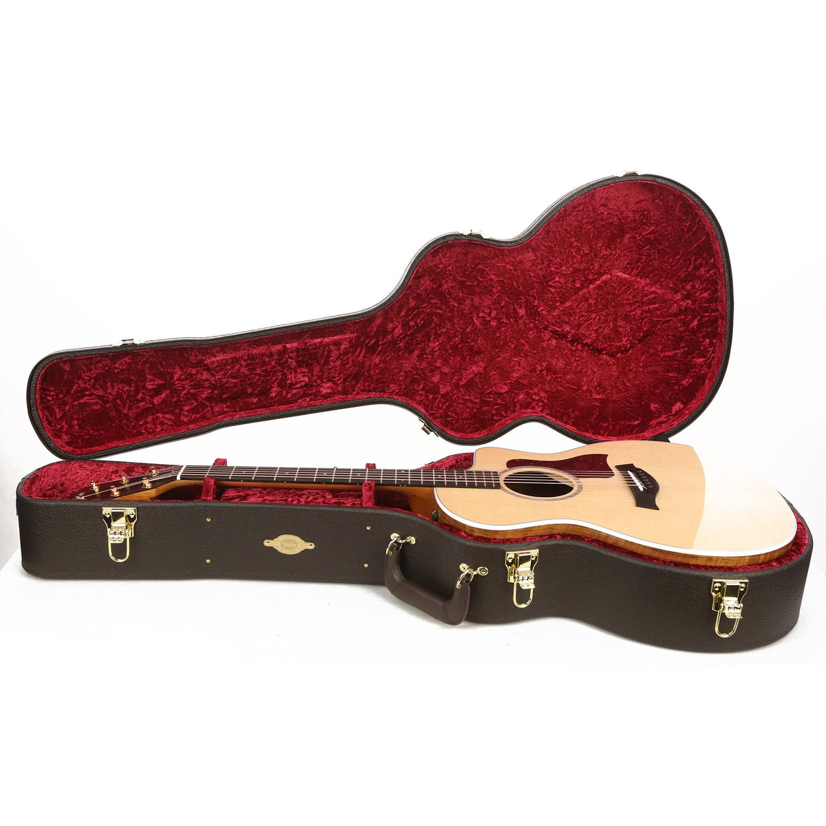 Taylor 214ce-FO DLX Figured Ovangkol Grand Auditorium Acoustic-Electric Natural — 7