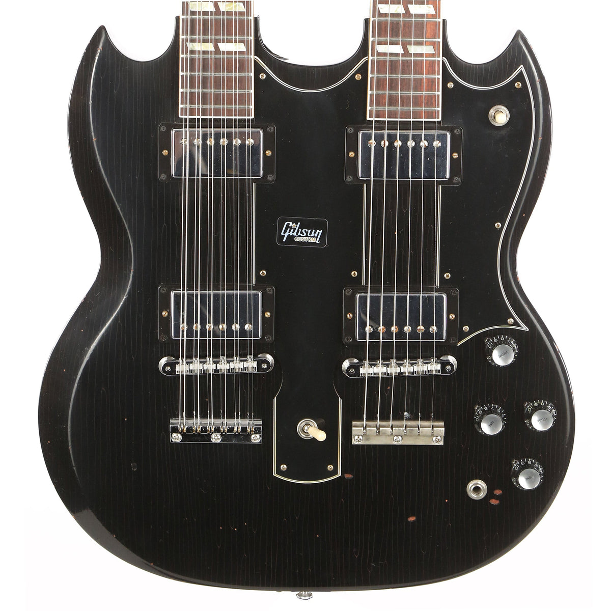 Gibson Custom Shop Slash 1966 EDS-1275 Doubleneck Signed/Aged Ebony 2019 — 1