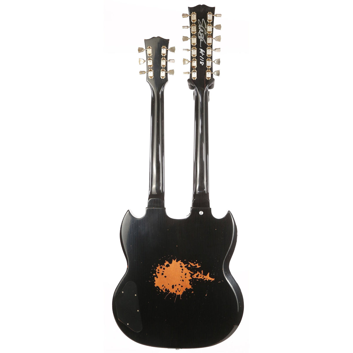 Gibson Custom Shop Slash 1966 EDS-1275 Doubleneck Signed/Aged Ebony 2019 — 3