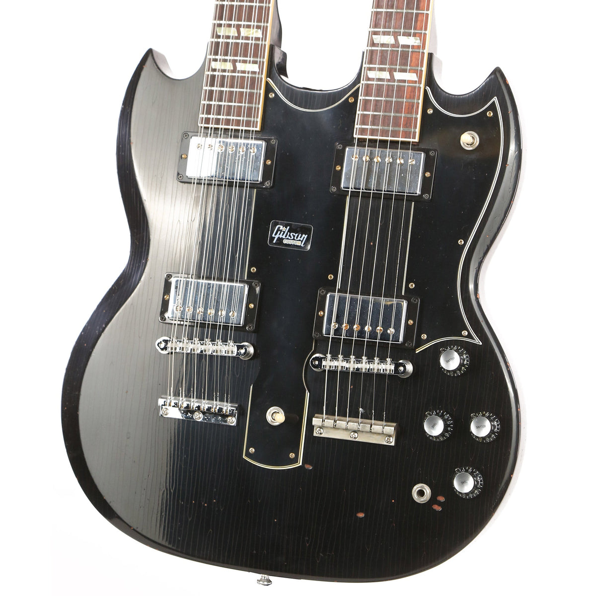 Gibson Custom Shop Slash 1966 EDS-1275 Doubleneck Signed/Aged Ebony 2019 — 6