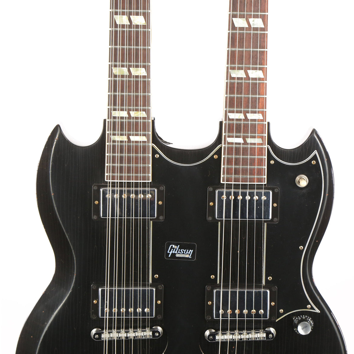 Gibson Custom Shop Slash 1966 EDS-1275 Doubleneck Signed/Aged Ebony 2019 — 7