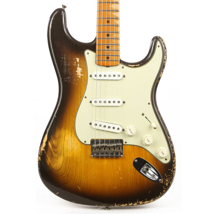 Fender Custom Shop 1959 Stratocaster Hardtail Masterbuilt Paul Waller Journeyman Relic Salem Burst