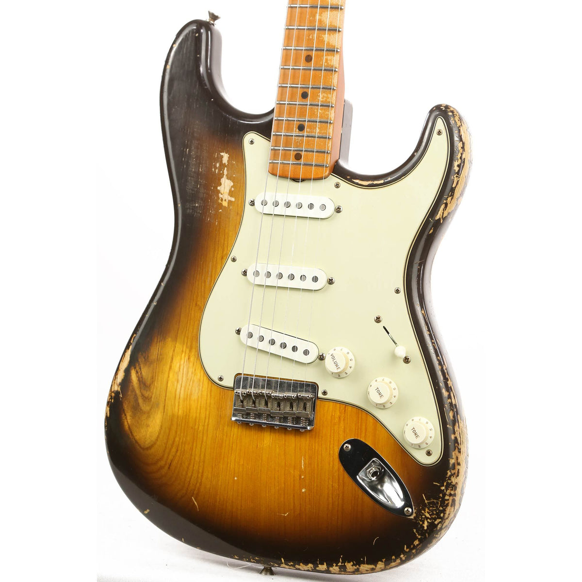 Fender Custom Shop 1959 Stratocaster Hardtail Masterbuilt Paul Waller Journeyman Relic Salem Burst — 6