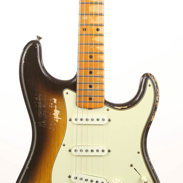 Fender Custom Shop 1959 Stratocaster Hardtail Masterbuilt Paul Waller Journeyman Relic Salem Burst