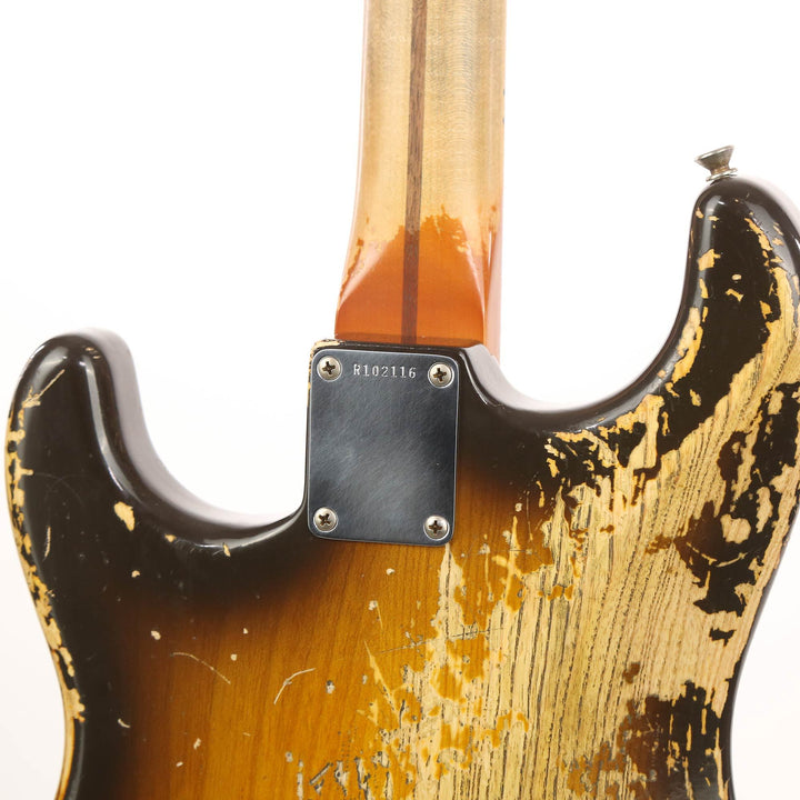 Fender Custom Shop 1959 Stratocaster Hardtail Masterbuilt Paul Waller Journeyman Relic Salem Burst