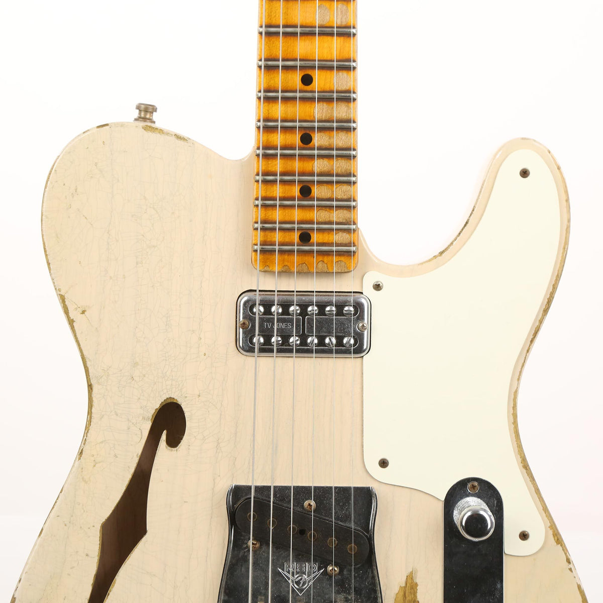 Fender Custom Shop Caballo Tono Ligero Telecaster Heavy Relic Dirty White Blonde — 7