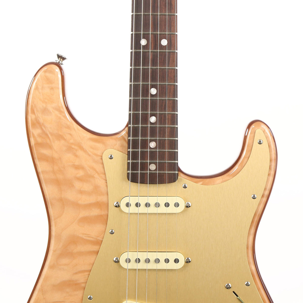 Fender Rarities Quilt Maple Top Stratocaster Rosewood Neck Natural 2019 — 7