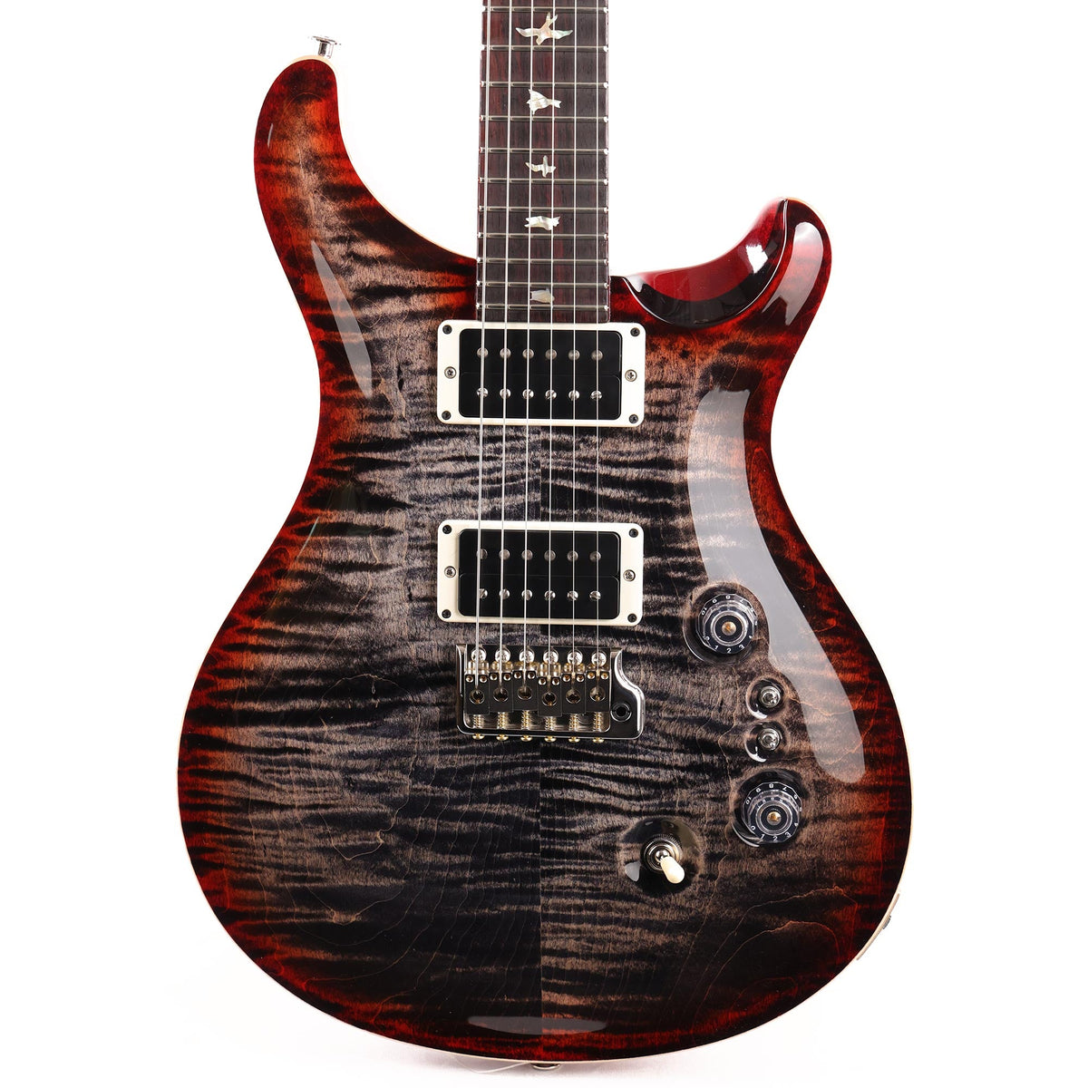 PRS 35th Anniversary Custom 24 Charcoal Cherry Burst — 1
