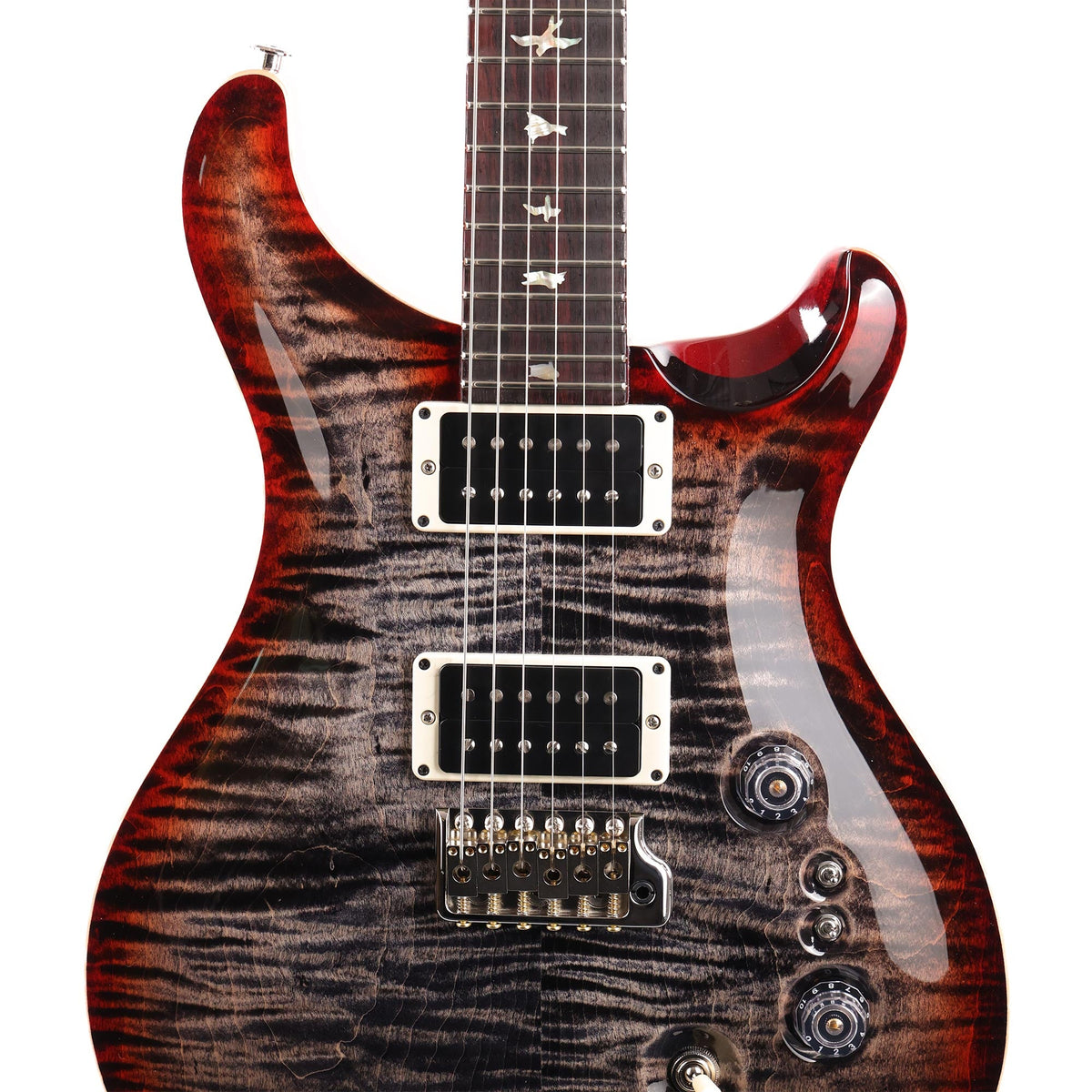 PRS 35th Anniversary Custom 24 Charcoal Cherry Burst — 6