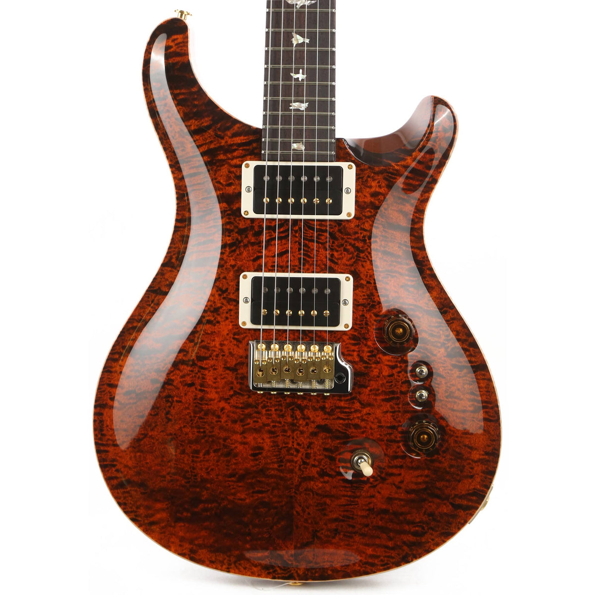 PRS 35th Anniversary Custom 24 10-Top Orange Tiger — 1