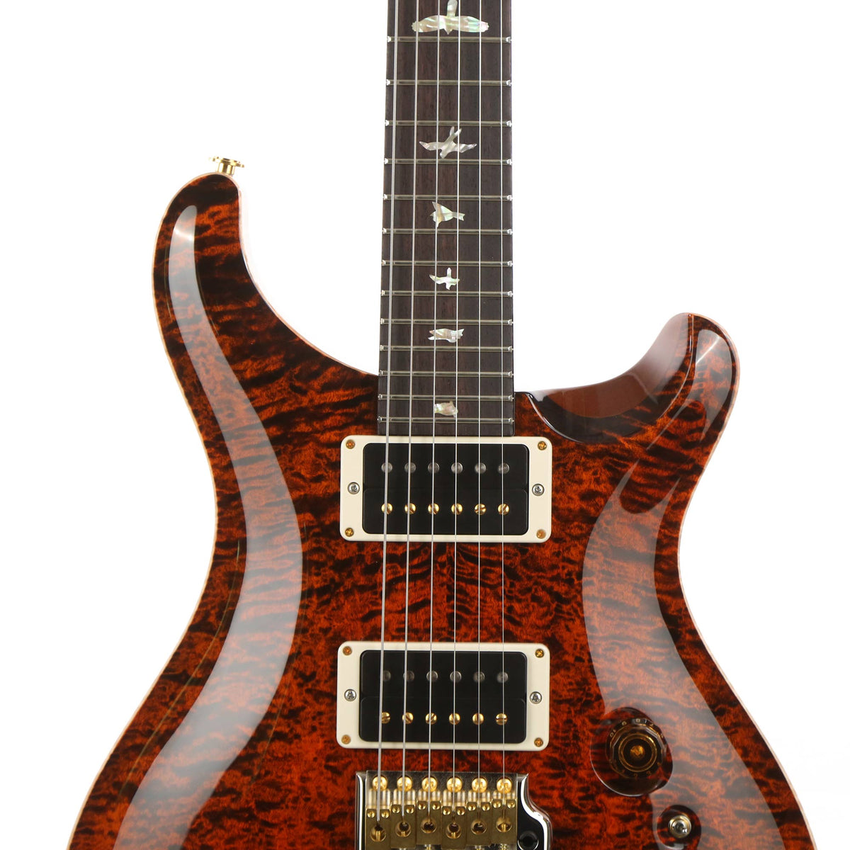PRS 35th Anniversary Custom 24 10-Top Orange Tiger — 6