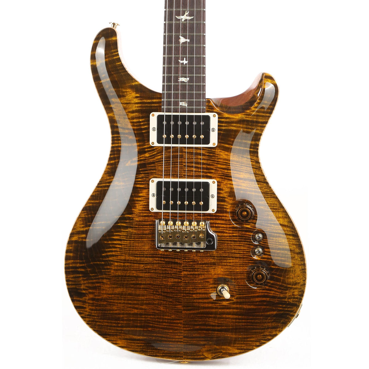 PRS 35th Anniversary Custom 24 10-Top Yellow Tiger — 1